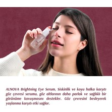 Alnova Niasinamid & Hyaluronik Asit İçeren Aydınlatıcı Göz Çevresi Serumu - Brightening Eye Serum