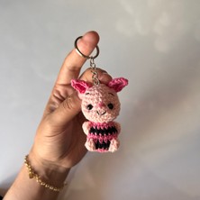 Marifetli Tığım Amigurumu Piglet / Elişi Anahtarlık