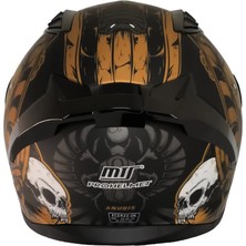 Mts M-801 Anubıs Golg Güneş Vizörlü Kask (Siyah Camlı)