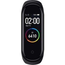 Mf Product MF0801 Adım Sayar Uyku Takip Müzik Kontrol Spor Mod Bluetooth Akıllı Saat Bileklik Siyah