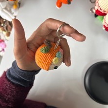 Marifetli Tığım Amigurumi Portakal Anahtarlık  / Çanta Süsü / Pinterest Hediyesi