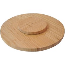 Bambum Fiesta Dönen Servis Tabağı Büyük 45 Cm