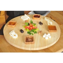 Bambum Fiesta Dönen Servis Tabağı Büyük 45 Cm