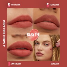 Maybelline New York Super Stay Teddy Tint Uzun Süre Kalıcı Likit Mat Tint 25 Baby Tee