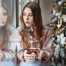 Noel Şişirilebilir Kardan Adam Kupası – Şişkin Tasarımlı Noel Baba Kupası, Noel Için 15OZ ve 11OZ Kahve Kupaları (Yurt Dışından)