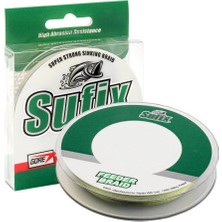 Sufix Feeder Braid 0.08 mm 100M Ip Misina Olive Green 3.6kg Çeker