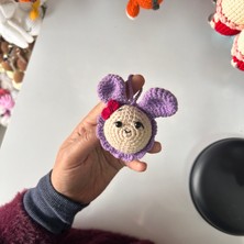 Marifetli Tığım Amigurumi Elişi Tavşan Kostümlü Anahtarlık / Pinterest Tavşan / Çanta Süsü