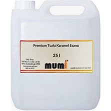 Premium Tuzlu Karamel Mum Esansı 25 Litre