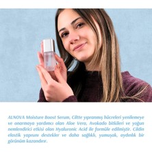 Alnova Hyaluronik Asit İçeren Günlük Yenileyici-Onarıcı-Nemlendirici Serum - Moisture Boost Serum