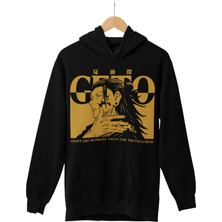 Fuddy Moda Jujutsu Kaisen Suguru Geto Baskılı Kapüşonlu Sweatshirt, Unisex Oversize Anime Baskılı Hoodie