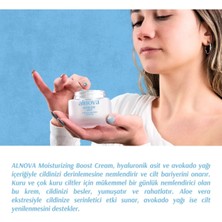 Alnova Hyaluronik Asit & Aloe Vera İçeren Nemlendirici ve Yenileyici Yüz Kremi - Moisturizing Boost Cream