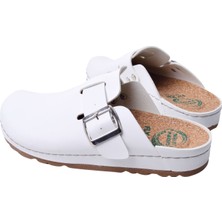 Fly Soft S183 Beyaz Erkek Sabo Terlik