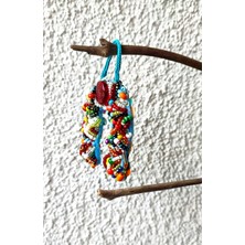 Nal Şeklinde, Cevşenli (Dualı) ve Çift Taraflı / Araç Içi Ya Da Kapı Süsü / Nazarlık / 5,5x4,5cm