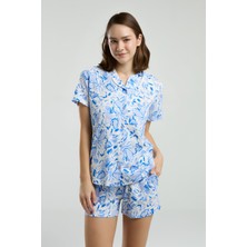 Arnetta Kadın Beyaz Gömlek Pijama
