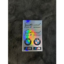 Otomor Aksesuar Bmw Hologram Sticker 6'lı Premium Paket