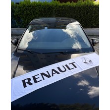 Renault Yazılı Torpido Havlusu Araba 150X35