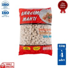 Anacım Eko Dondurulmuş Bohca Mantı 4 x 2.5 kg