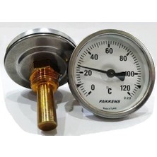 PAKKENS PAKKENS TERMOMETRE NW 63 ARKA BAĞLANTI 120°C 5 CM