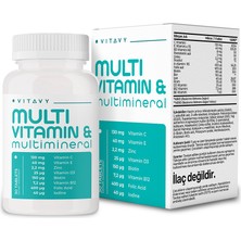 Vitavy D3K2 Vitamini Sprey 20 ml (140 Puff) & Multivitamin & Multimineral (1X30 Tablet)