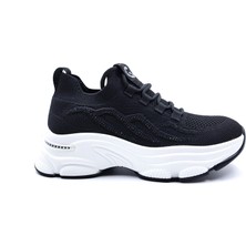 Guja G25Y309 Taşlı Siyah Kadın Günlük Triko Spor Ayakkabı