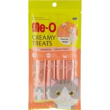 Me-O Kremalı Somonlu Kedi Sıvı Ödül Maması 4X15 gr