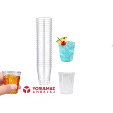 Yorulmaz Ambalaj 40 cc  Kristal Shot Bardak 20 Li