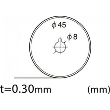 BR-45P Nt Cutter Japon 45MM Yuvarlak Bıçak Rulet Disk Kumaş Kesici Yedek Bıçağı