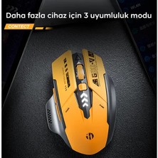 Mefa Ös Inphic A9 2.4g Kablosuz ve Bluetooth 5.0/4.0 Mouse Fare, Şarj Edilebilir