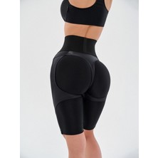 Bonafide Kısa Tayt Bona Cycling Extra Push Up Corsage Lyc ''black Skin''