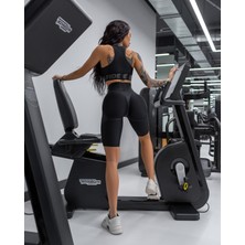 Bonafide Kısa Tayt Bona Cycling Extra Push Up Corsage Lyc ''black Skin''