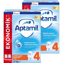 Aptamil 4 1200 Gr Mega Size İkili Paket Devam Sütü 1 Yaşından İtibaren