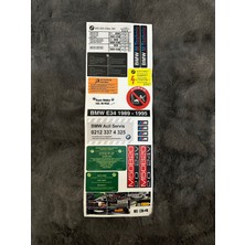Bmw E34 Etiket Takımı Sticker