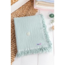 Babymod % 100 Pamuk Natural Dört Katlı Müslin Bebeka Battaniye