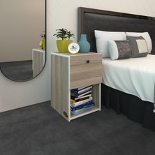 Kenz Life Kenzlife Komodin Izumi Crd 60*39*39 Komidin Kitaplık Ayakkabılık Kapaklı Arkalıklı