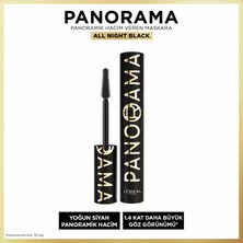 L'Oréal Paris Panorama Hacim Veren Maskara All Night Black - Siyah