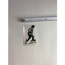 Ulu Önder Mustafa Kemal Atatürk Imza Yapıştırma Arma Sticker Etiket 5x8