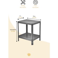 Carpe Kitchen 2 Katlı Modüler Dikdörtgen 29X38X41 cm Mutfak Rafı