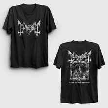 Presmono  Siyah Montreal V2 Mayhem Sırt Baskılı T-Shirt