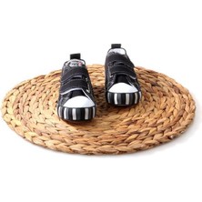 Papuçcity 02849 Unisex Çocuk Renkli Keten Konvers Ayakkabı