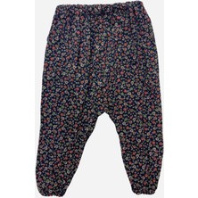 Çocuk Rahat Kesim Lastikli Viskon Kumaş Desenli Şalvar