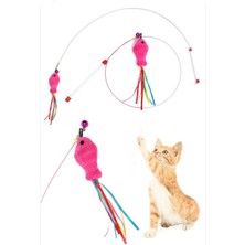 Sanal Sepeti: 90  cm Kedi Oyun Oltası Kedi Oltası Kedi Oyuncağı