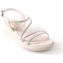 Papuçcity Sprs 02824 Kadın Günlük Taşlı Sandalet