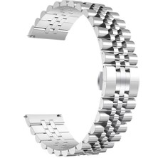 Forzacase Huawei Watch Gt5 46MM ile Uyumlu Rolex Tasarım Metal Kordon Kayış - FC925