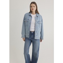 Mavi Luna 90lar Açık Mavi Jean Ceket 1110177-89165