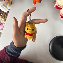 Marifetli Tığım Amigurumi Winny The Pooh Anahtarlık / Tığ Işi Anahtarlık