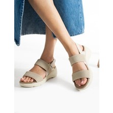 Papuçcity 02791 Orto Pedik Günlük Kadın Triko Sandalet