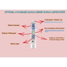 Optinell Elektrikli Şarjlı 5 Kademeli Bebek Burun Aspiratörü