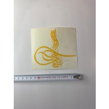 Otomor Aksesuar Osmanlı Tuğra Yapıştırma Arma Sticker Etiket 11X10