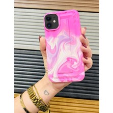 Aktech Apple iPhone 11 Uyumlu Pembe Silikon Telefon Kılıfı