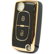 Peugeot Cıtroen Partner Berlingo Kumanda Uyumlu Şık Tasarım Nano Kauçuk Silikon Anahtar Kılıfı